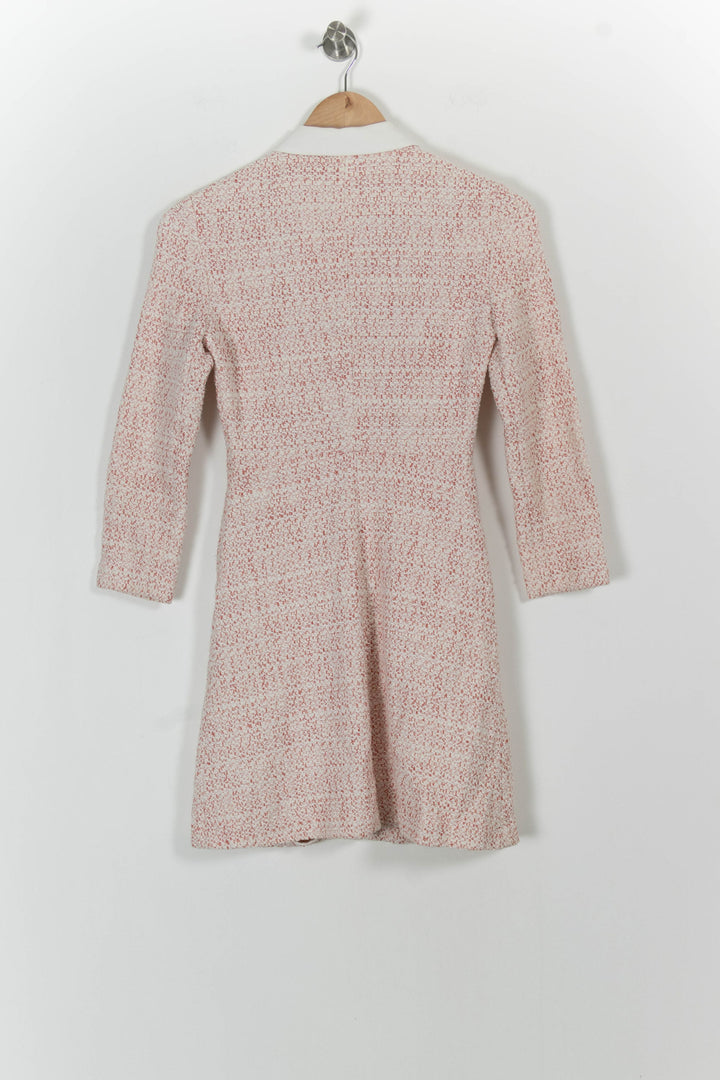 Cardigan rose et blanc - Taille S/36 de la marque Maje | PLY1299 - Vendu par Paradigme - Image 4