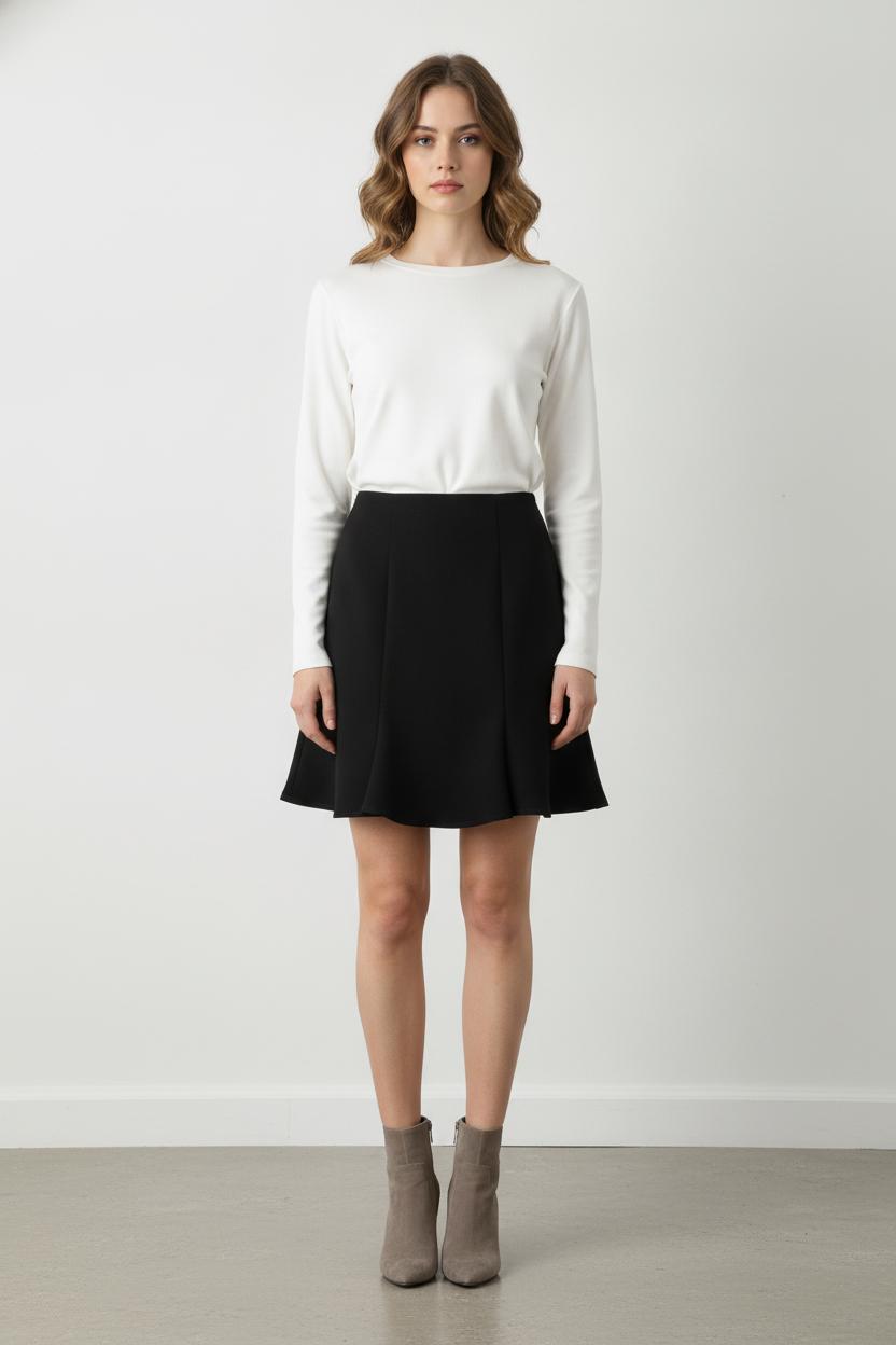 Jupe noire - Taille S/36 de la marque Tara Jarmon | PLY1305 - Vendu par Paradigme - Image 1