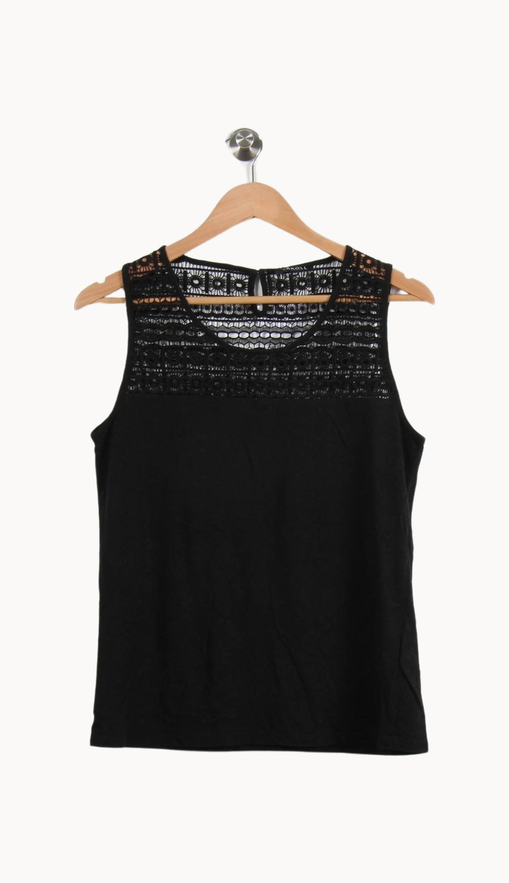 Débardeur Noir - Taille L/40 de la marque Caroll | PLY1312 - Vendu par Paradigme - Image 2