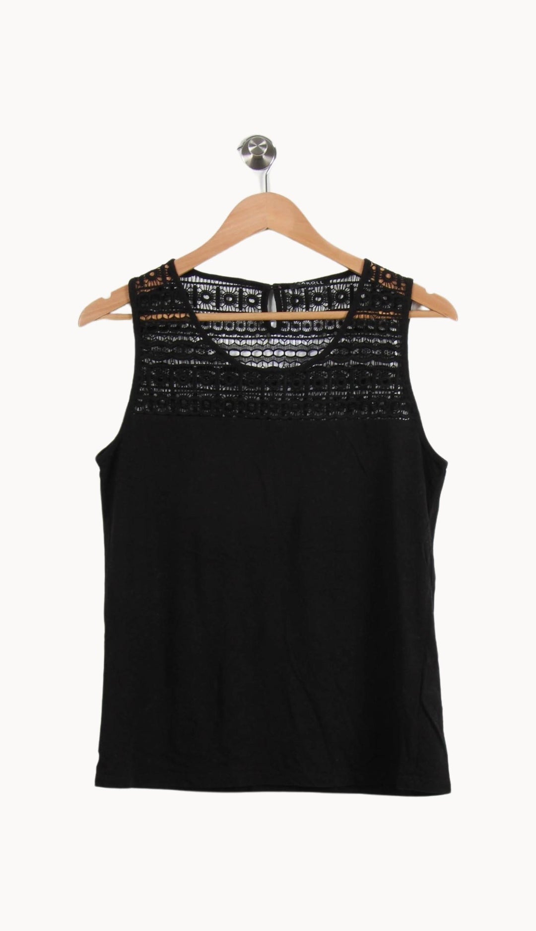 Débardeur Noir - Taille L/40 de la marque Caroll | PLY1312 - Vendu par Paradigme - Image 2