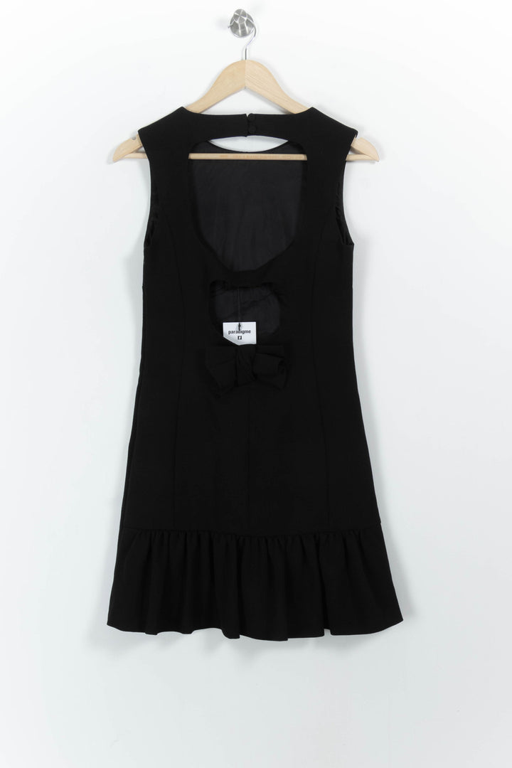 Robe noire - Taille S/36 de la marque Tara Jarmon | PLY1320 - Vendu par Paradigme - Image 4
