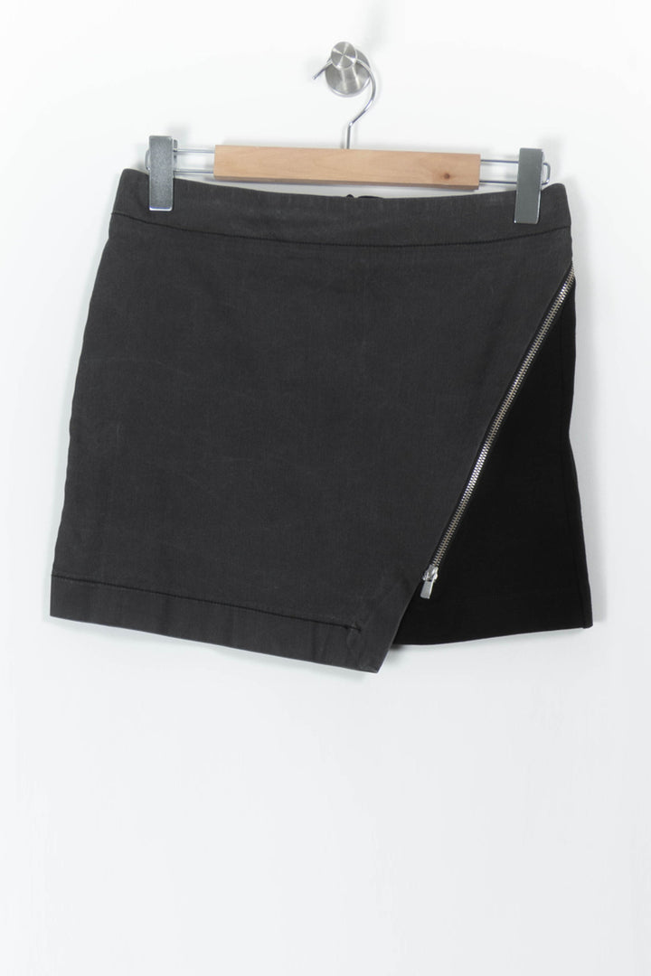 Jupe grise et noire - Taille M/38 de la marque IKKS | PLY1331 - Vendu par Paradigme - Image 2