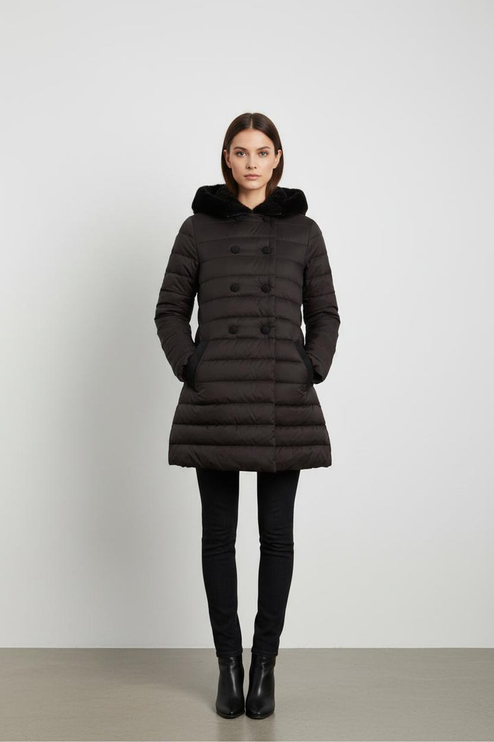 Manteau/Doudoune noire - Taille S/36