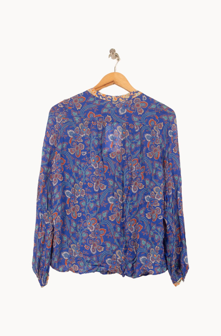 Blouse Bleue et Orange - Taille S/36 de la marque Pablo | PLY1340 - Vendu par Paradigme - Image 4