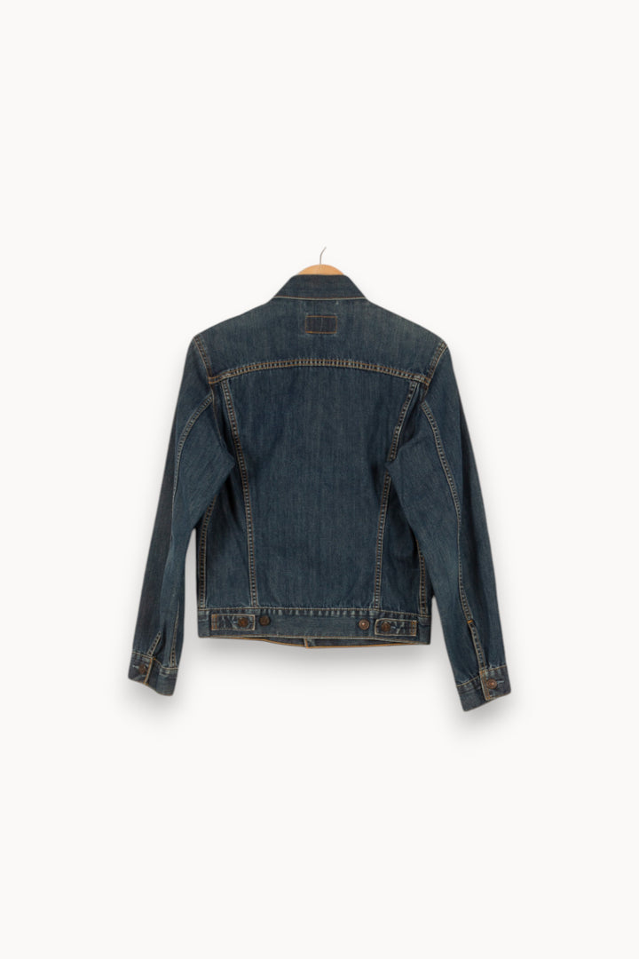 Veste en jean bleu - Taille M/38 de la marque Levi's | PLY1346 - Vendu par Paradigme - Image 3