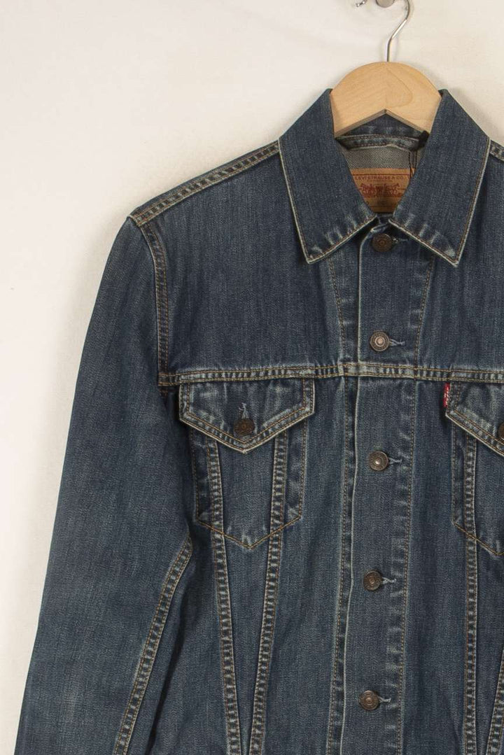 Veste en jean bleu - Taille M/38 de la marque Levi's | PLY1346 - Vendu par Paradigme - Image 2