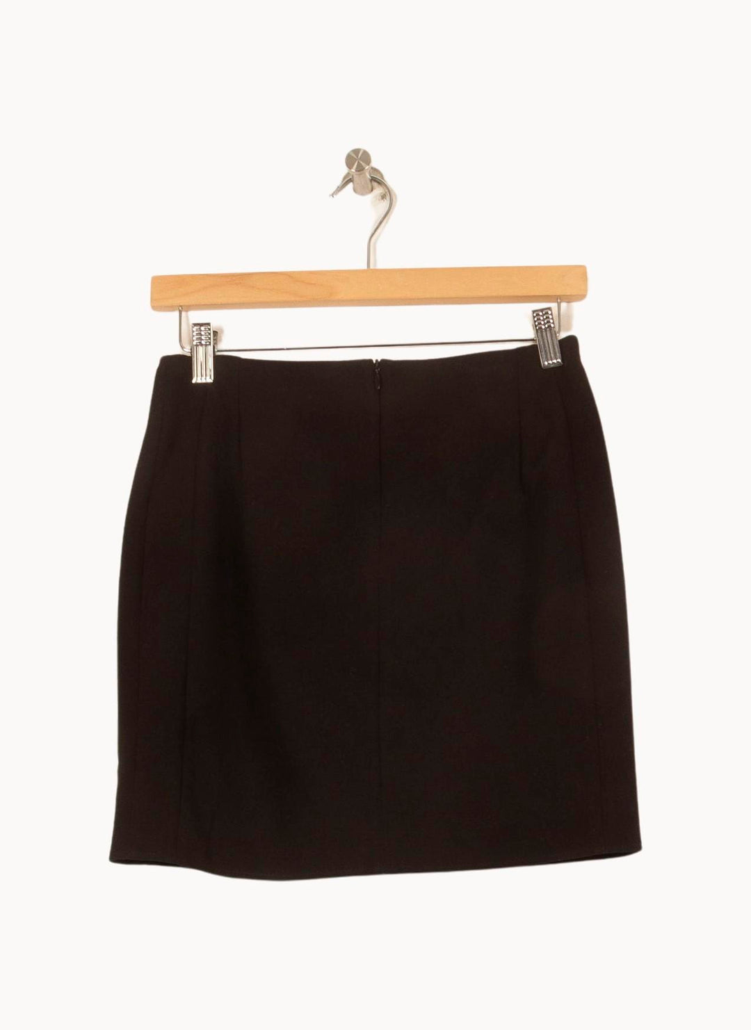 Jupe Droite Noire - Taille S/36 de la marque Sandro | PLY1353 - Vendu par Paradigme - Image 4