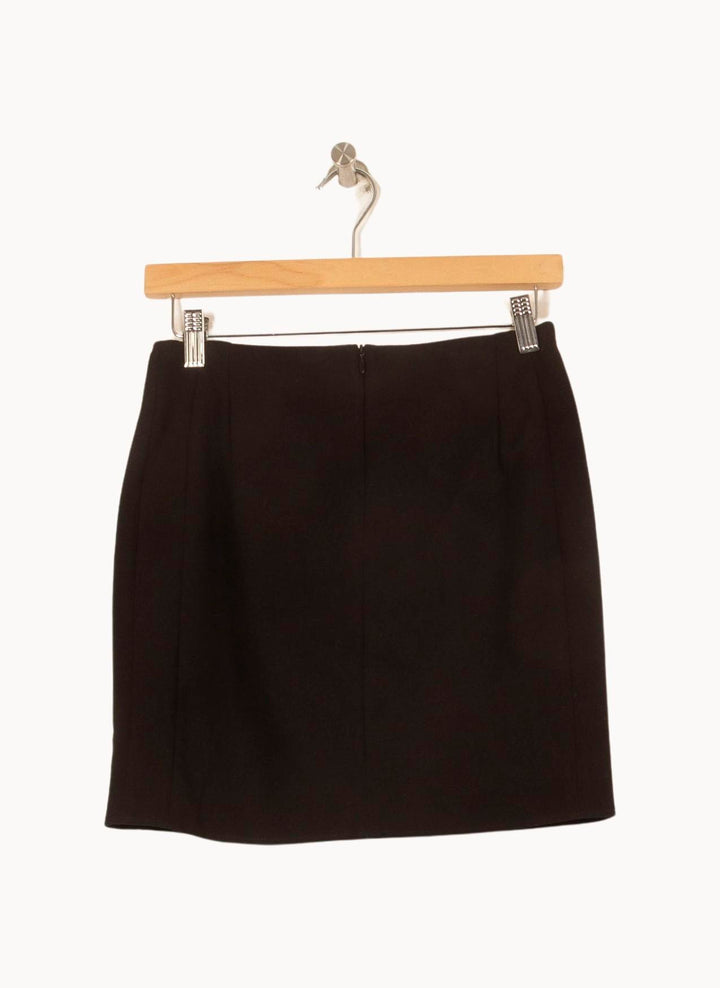 Jupe Droite Noire - Taille S/36 de la marque Sandro | PLY1353 - Vendu par Paradigme - Image 4
