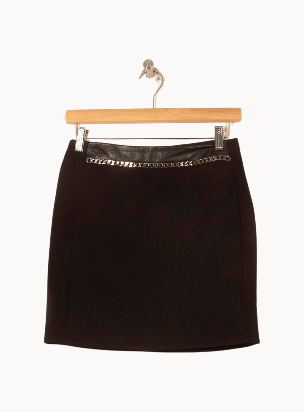 Jupe Droite Noire - Taille S/36 de la marque Sandro | PLY1353 - Vendu par Paradigme - Image 2