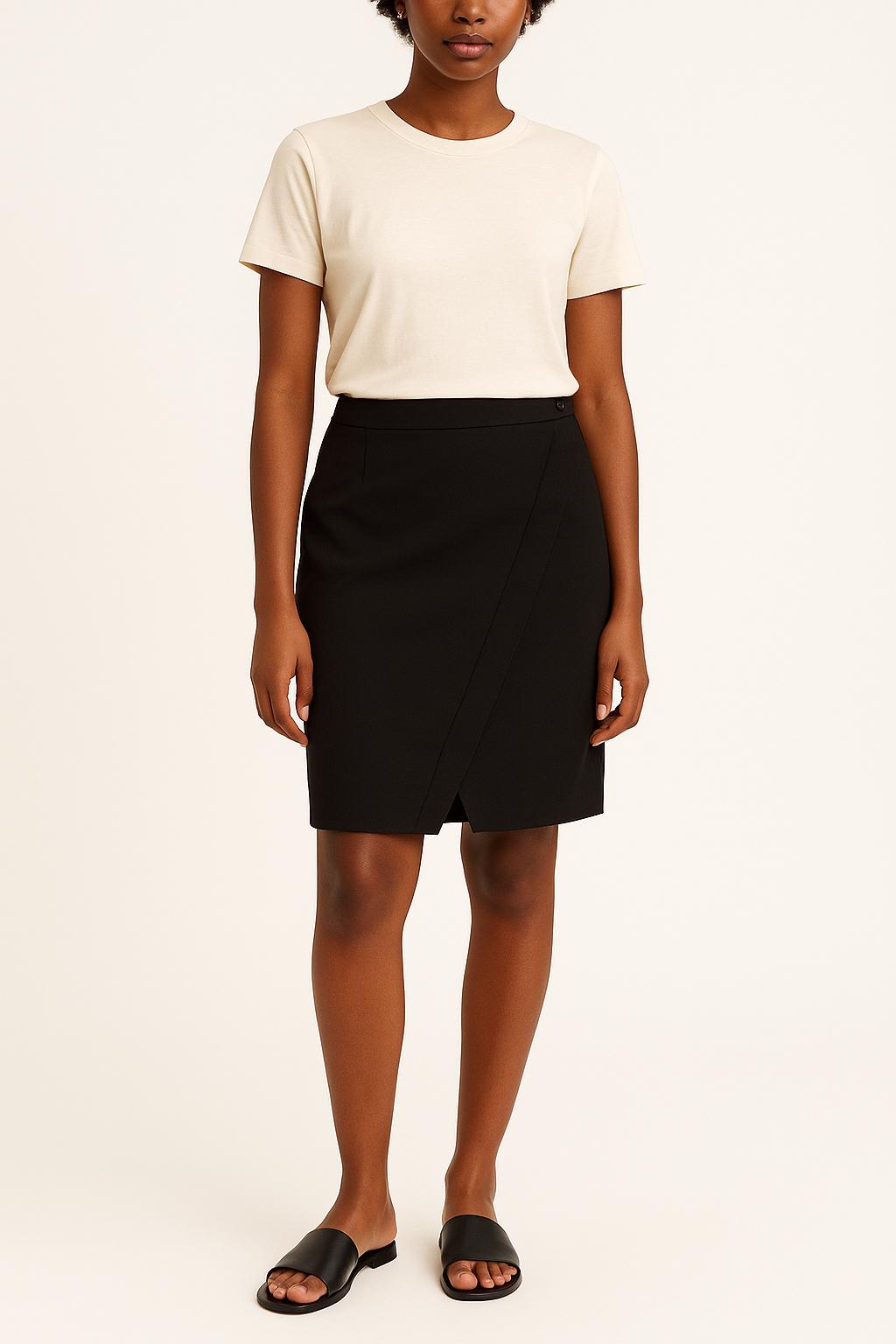 Jupe Crayon Noire - Taille S/36 de la marque ZAPA | PLY1355 - Vendu par Paradigme - Image 1