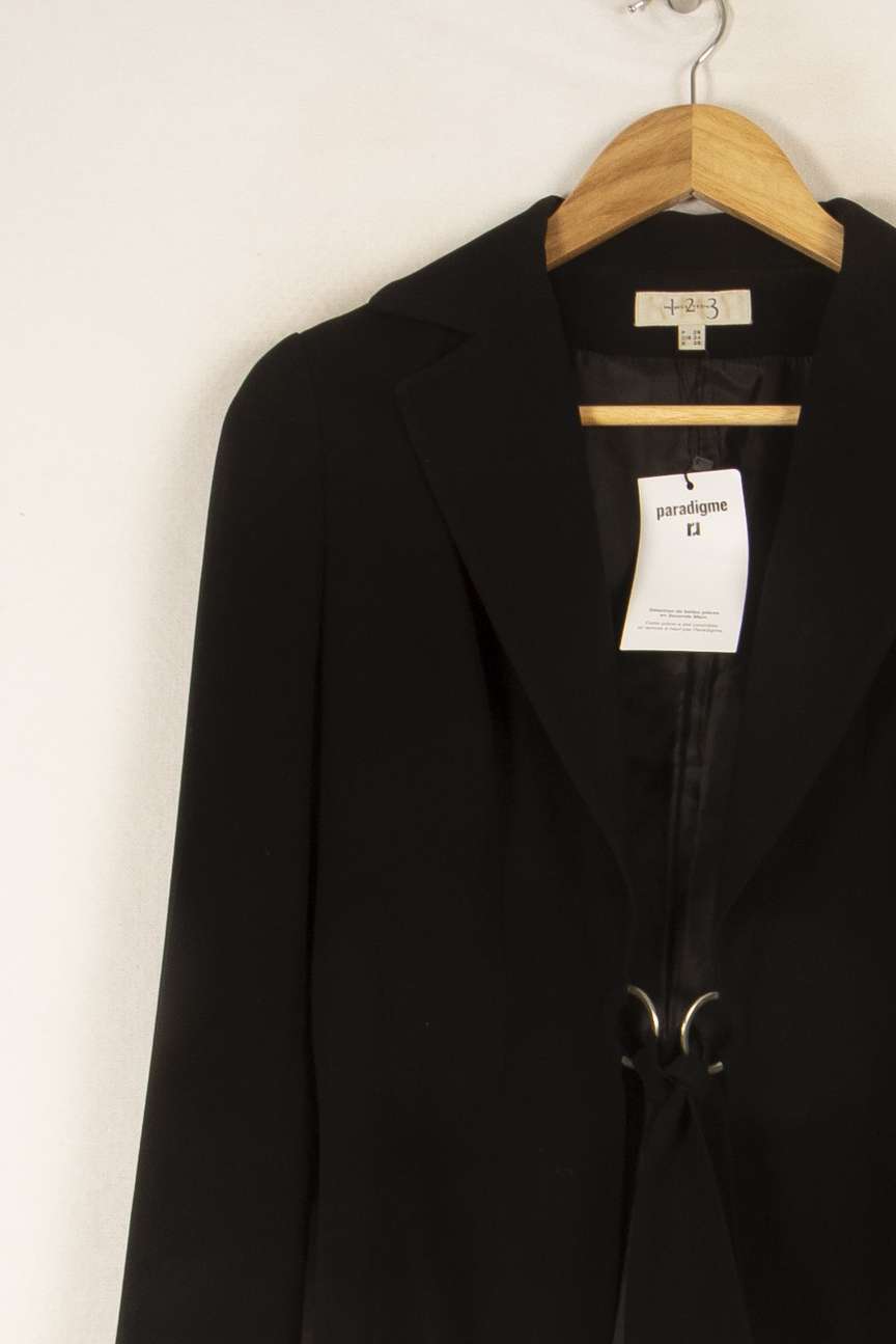 Veste en noir - Taille S/36 de la marque Maison 123 | PLY1357 - Vendu par Paradigme - Image 2
