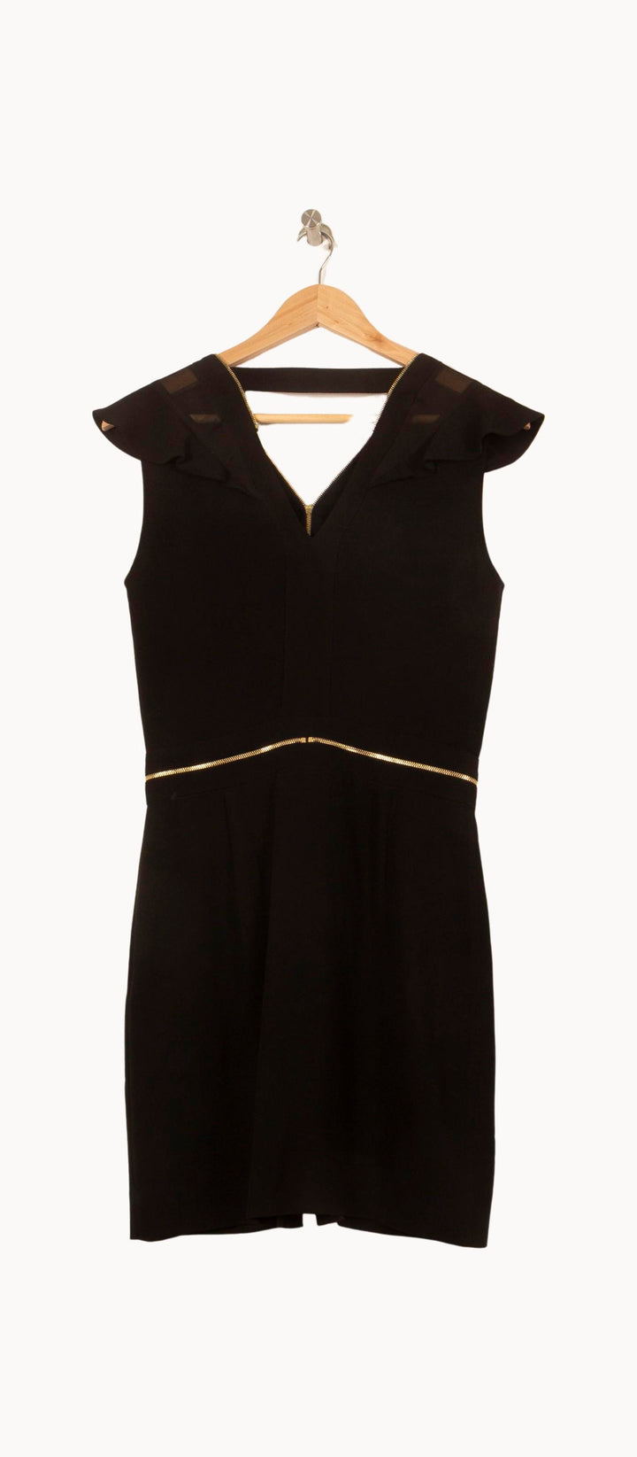 Robe Sans Manches Noire - Taille S/36 de la marque Sandro | PLY1359 - Vendu par Paradigme - Image 4
