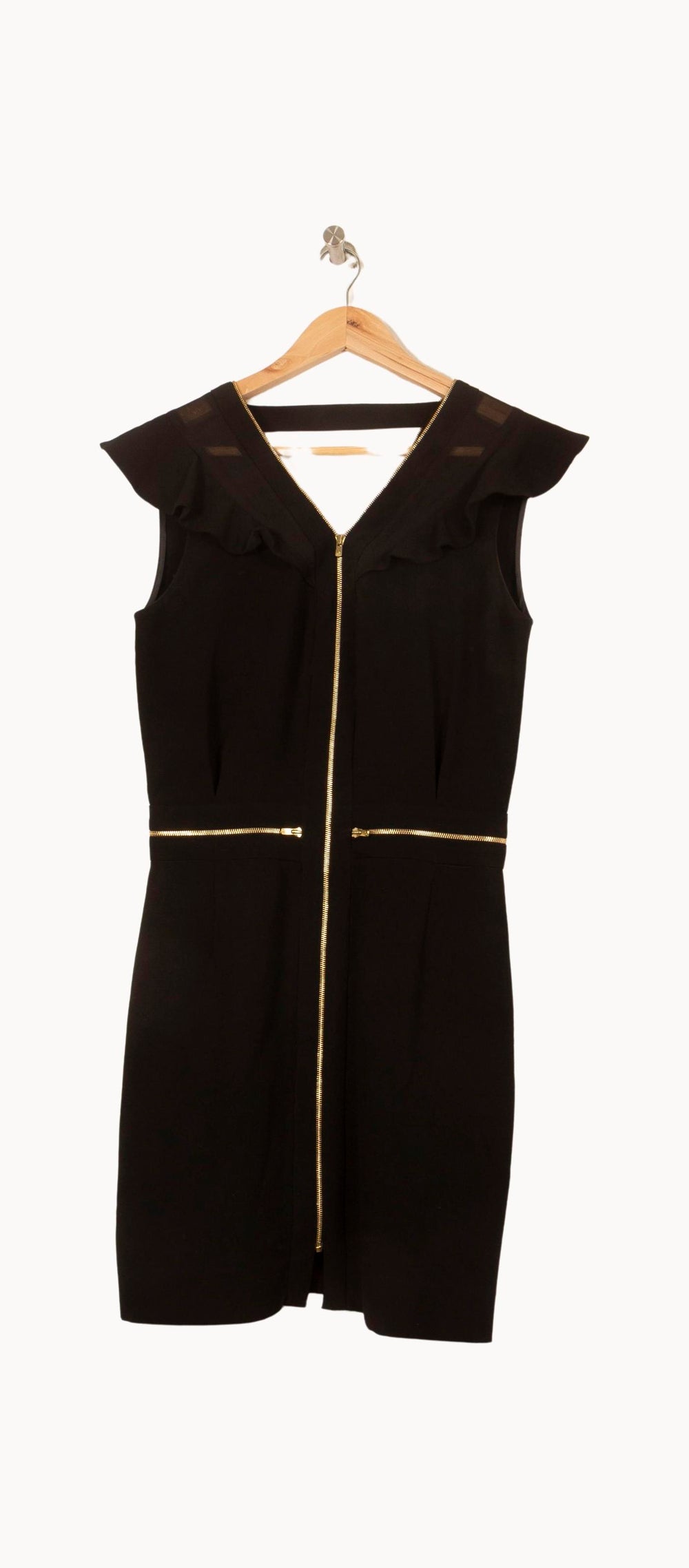 Robe Sans Manches Noire - Taille S/36 de la marque Sandro | PLY1359 - Vendu par Paradigme - Image 2