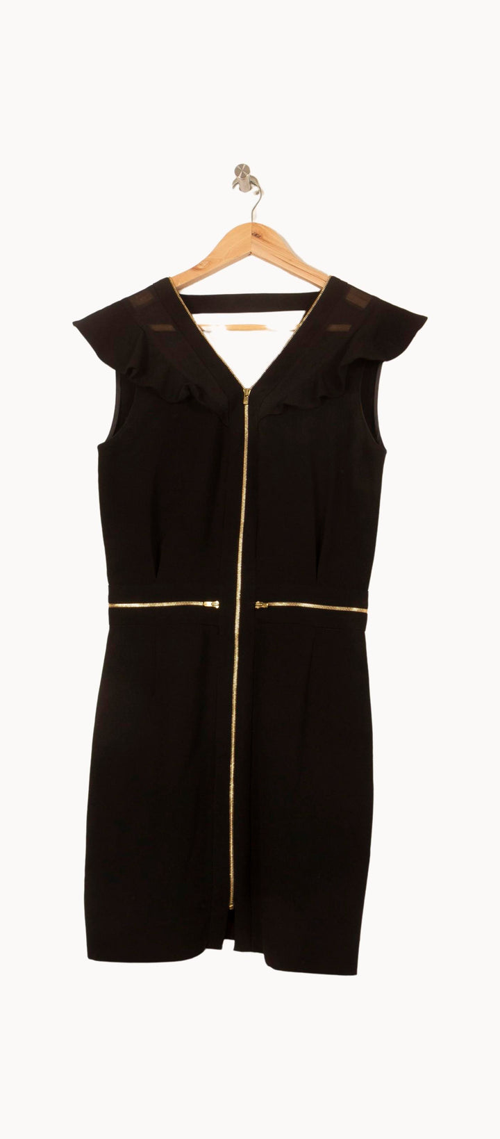 Robe Sans Manches Noire - Taille S/36 de la marque Sandro | PLY1359 - Vendu par Paradigme - Image 2