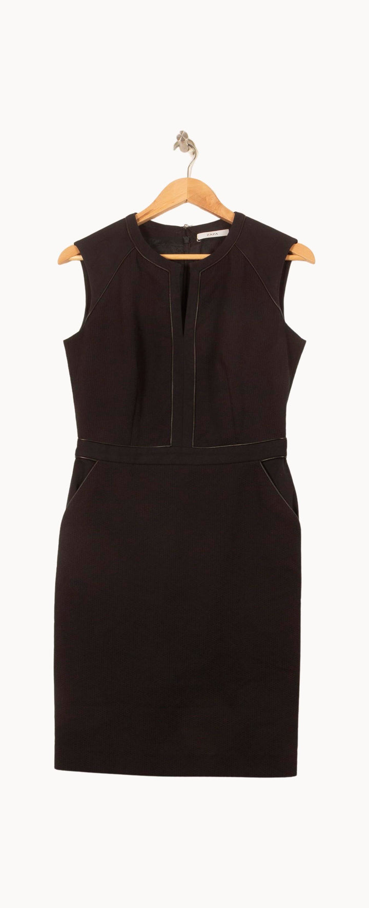 Robe Midi Noire - Taille S/36 de la marque ZAPA | PLY1360 - Vendu par Paradigme - Image 2