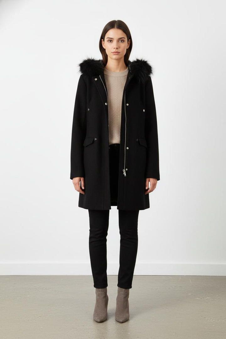 Manteau Noir - Taille S/36