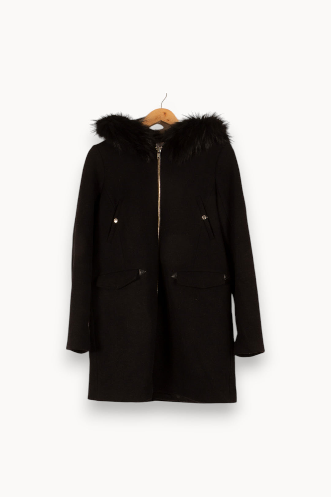 Manteau Noir - Taille S/36 de la marque Karl Marc John | PLY1363 - Vendu par Paradigme - Image 1