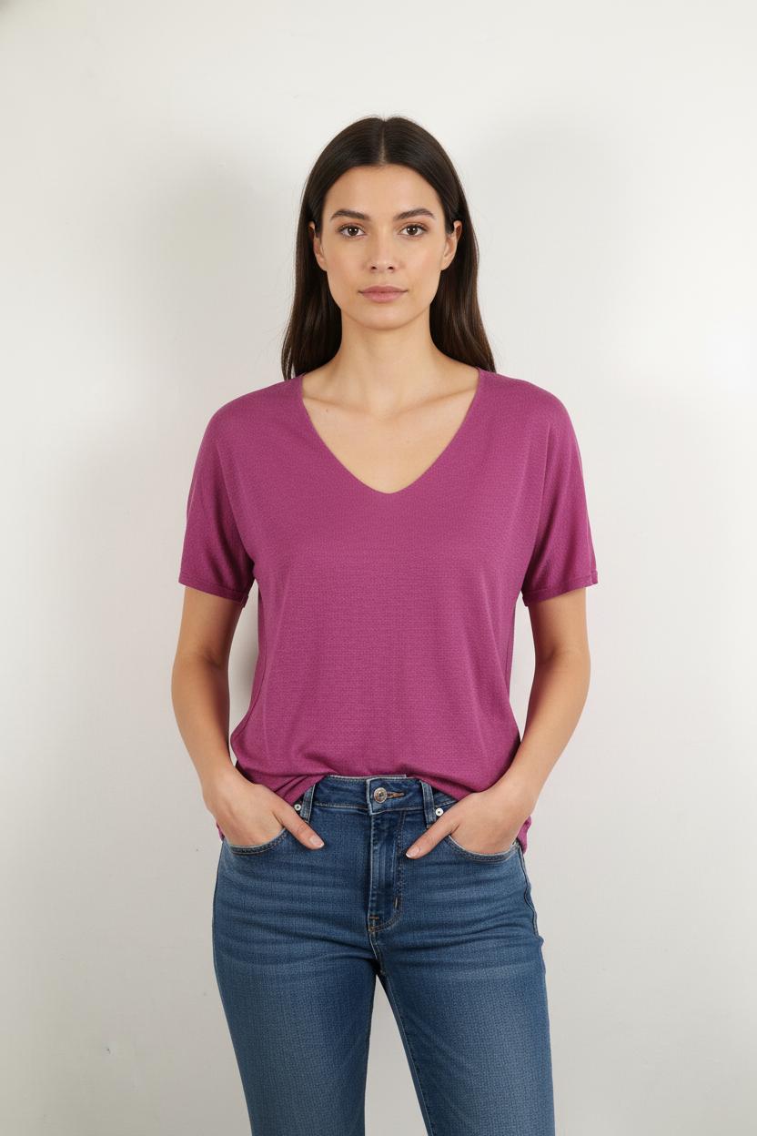 Tee-shirt Rose - Taille XS/34