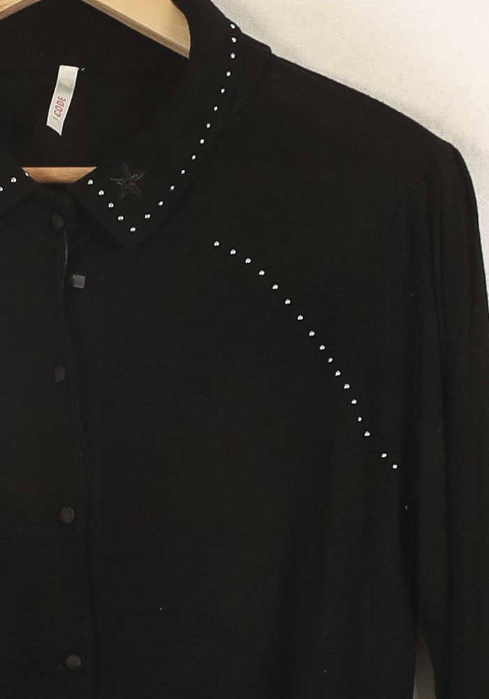 Cardigan Noir - Taille S/36 de la marque I.Code | PLY1389 - Vendu par Paradigme - Image 3
