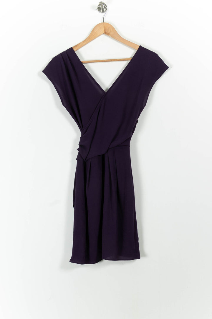 Robe Portefeuille Violette - Taille XS/34 de la marque IKKS | PLY1390 - Vendu par Paradigme - Image 4