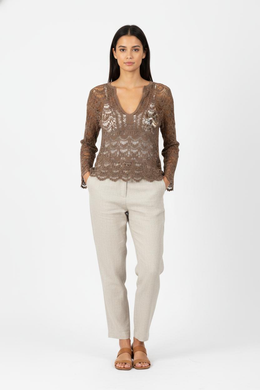 Gilet Marron - Taille S/36
