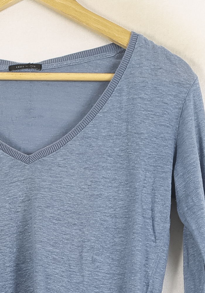 Blouse Bleue - Taille M/38 de la marque IKKS | PLY1394 - Vendu par Paradigme - Image 3