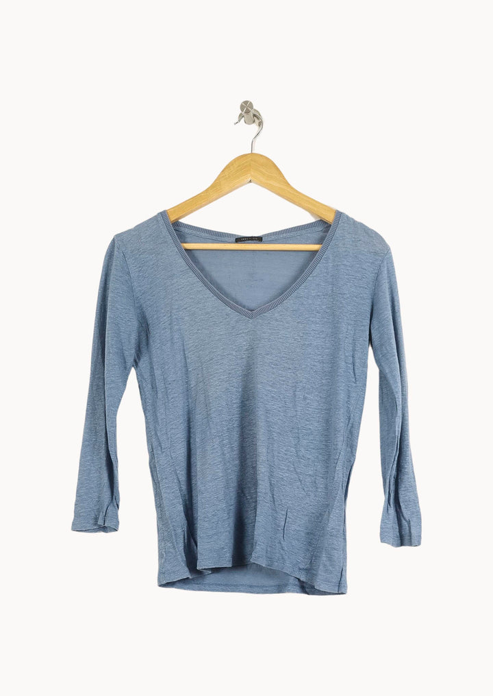 Blouse Bleue - Taille M/38 de la marque IKKS | PLY1394 - Vendu par Paradigme - Image 2