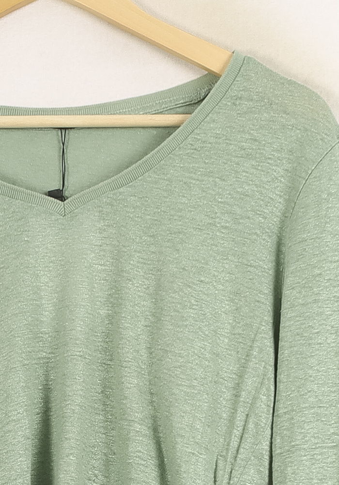 Blouse Verte - Taille S/36 de la marque IKKS | PLY1395 - Vendu par Paradigme - Image 3