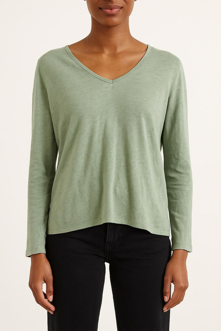 Blouse Verte - Taille S/36 de la marque IKKS | PLY1395 - Vendu par Paradigme - Image 1