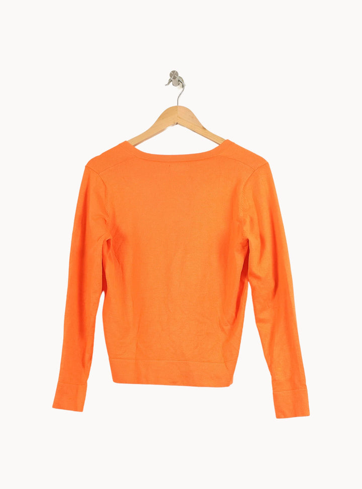 Pull Orange - Taille S/36 de la marque Galeries Lafayette | PLY1396 - Vendu par Paradigme - Image 4