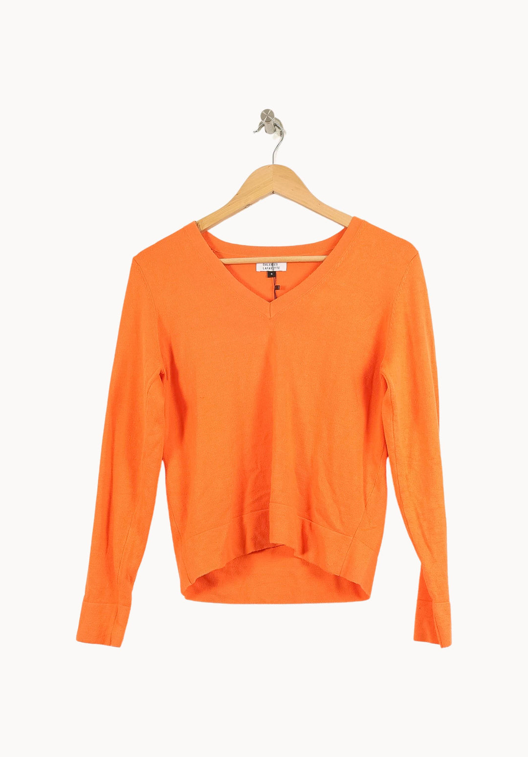 Pull Orange - Taille S/36 de la marque Galeries Lafayette | PLY1396 - Vendu par Paradigme - Image 2
