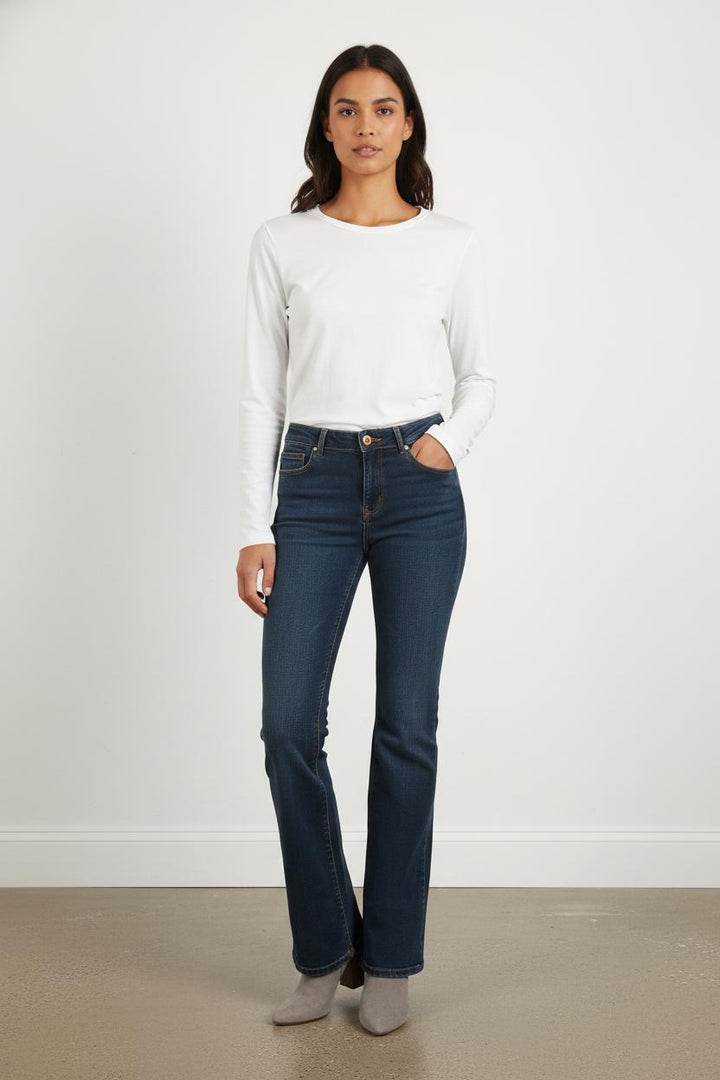 Jean Évasé Bleu - Taille XS/34