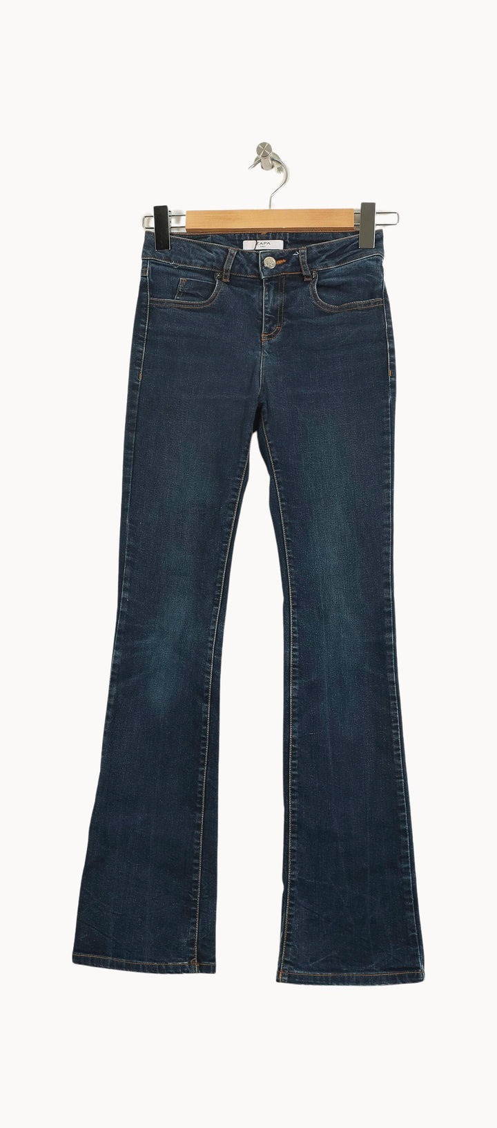 Jean Évasé Bleu - Taille XS/34 de la marque ZAPA | PLY1397 - Vendu par Paradigme - Image 2
