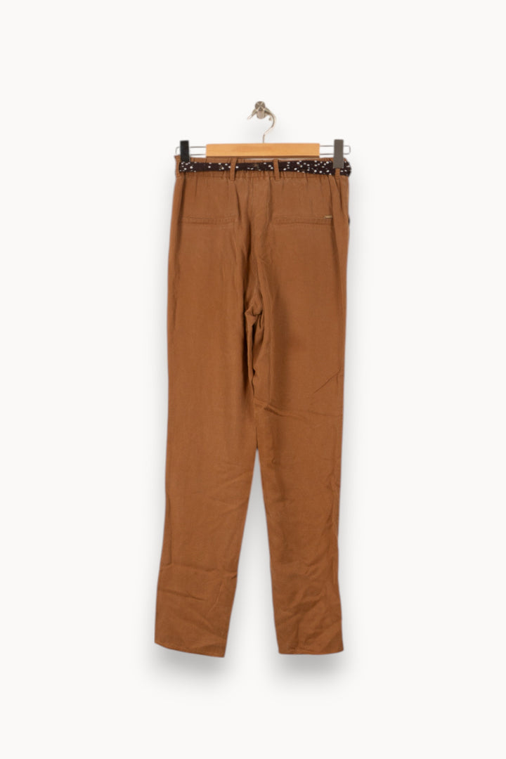 Pantalon Marron - Taille XS/34 de la marque IKKS | PLY1407 - Vendu par Paradigme - Image 4