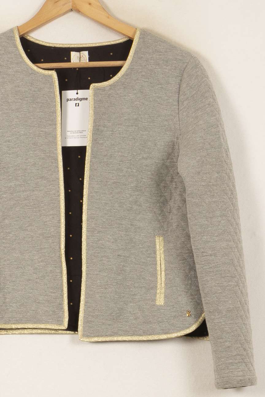 Veste Gris - Taille S/36 de la marque Des petits hauts | PLY1408 - Vendu par Paradigme - Image 3