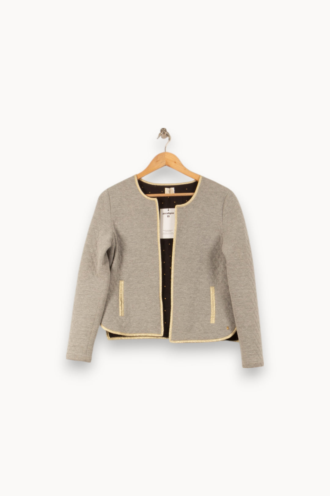 Veste Gris - Taille S/36 de la marque Des petits hauts | PLY1408 - Vendu par Paradigme - Image 2
