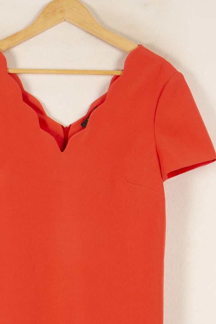 Robe Droite Rouge - Taille M/38 de la marque Maison 123 | PLYAP4 - Vendu par Paradigme - Image 3