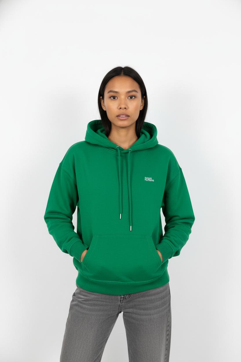 Sweat à Capuche Vert - Taille M/38