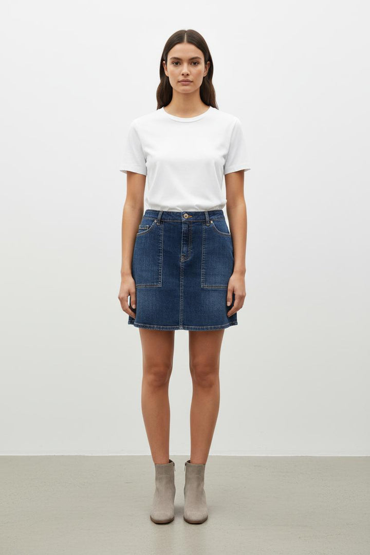 Jupe En Jean Bleue - Taille L/40