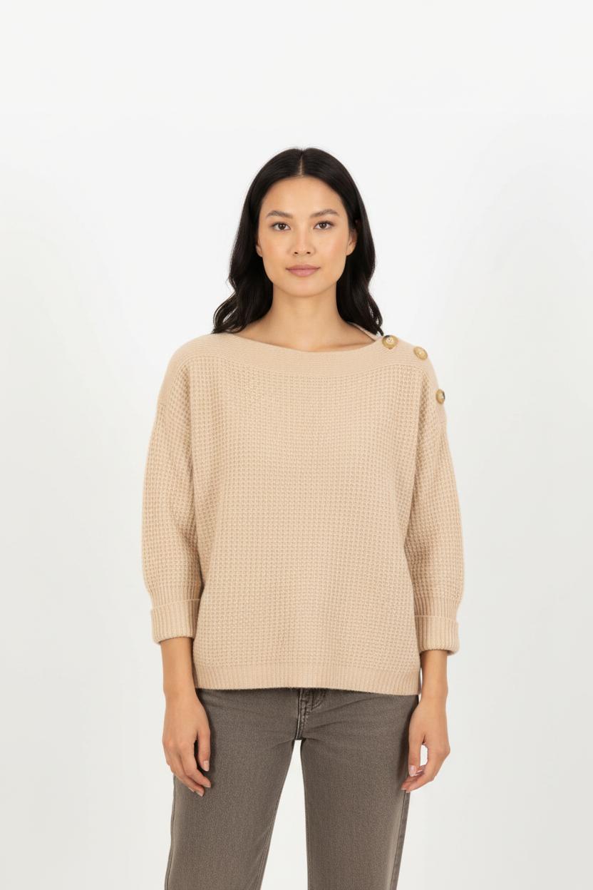 Pull Beige - Taille M/38