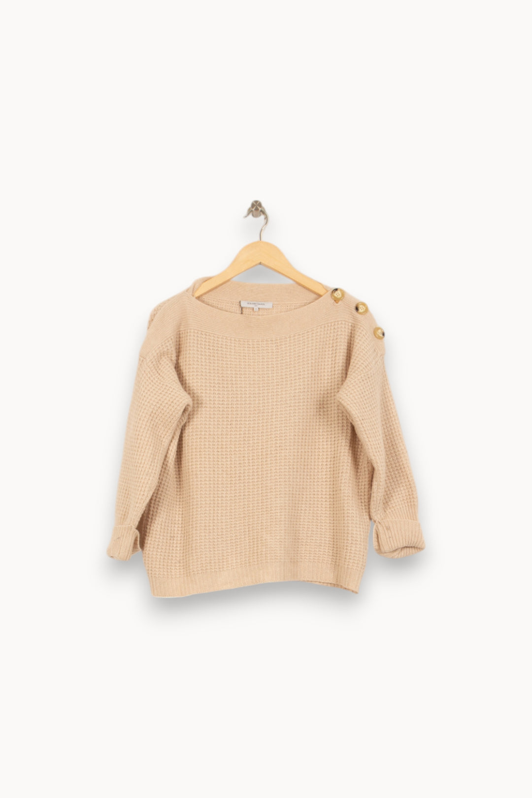 Pull Beige - Taille M/38 de la marque Gerard Darel | PLYFG9 - Vendu par Paradigme - Image 2