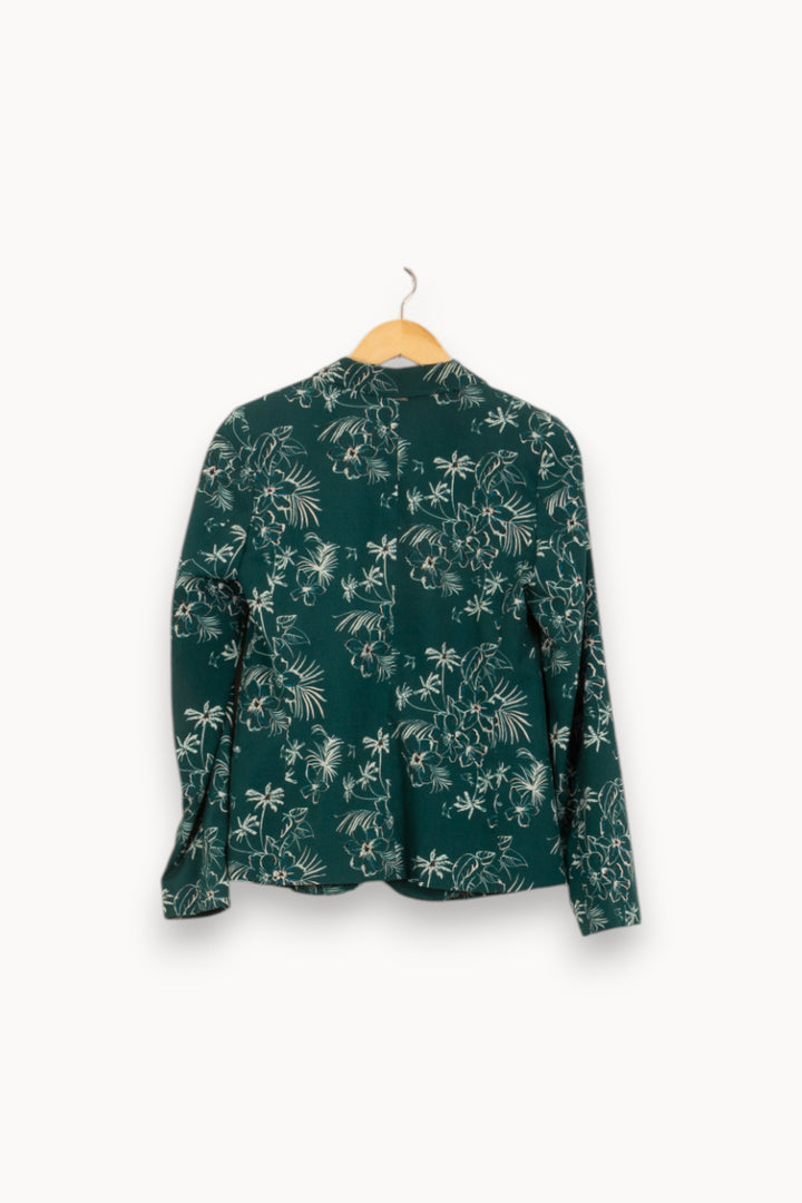 Blazer Vert et Blanc - Taille S/36 de la marque IKKS | PLYIC1 - Vendu par Paradigme - Image 4