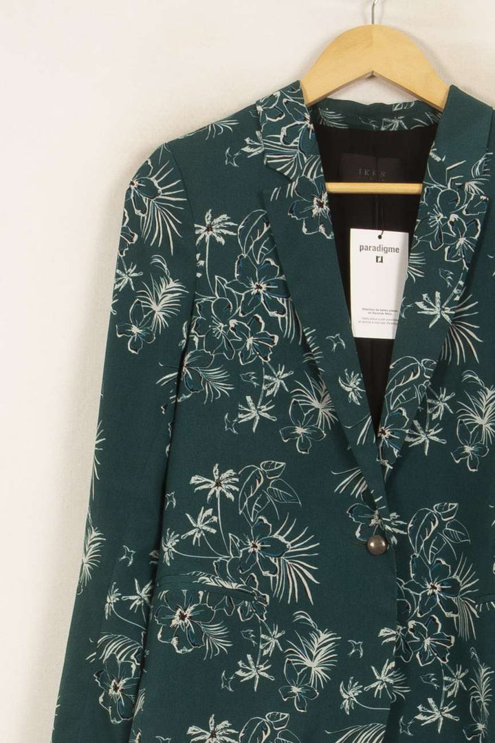 Blazer Vert et Blanc - Taille S/36 de la marque IKKS | PLYIC1 - Vendu par Paradigme - Image 3