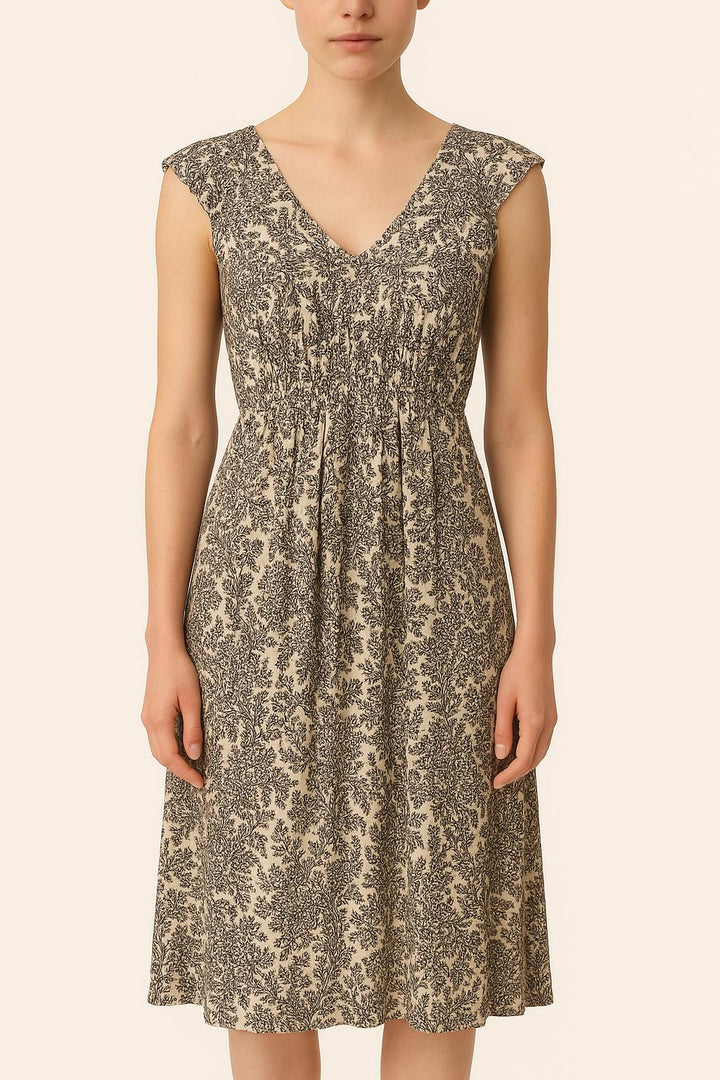 Robe Longue Blanche et Noire - Taille S/36 de la marque ZAPA | PLYIC2 - Vendu par Paradigme - Image 1