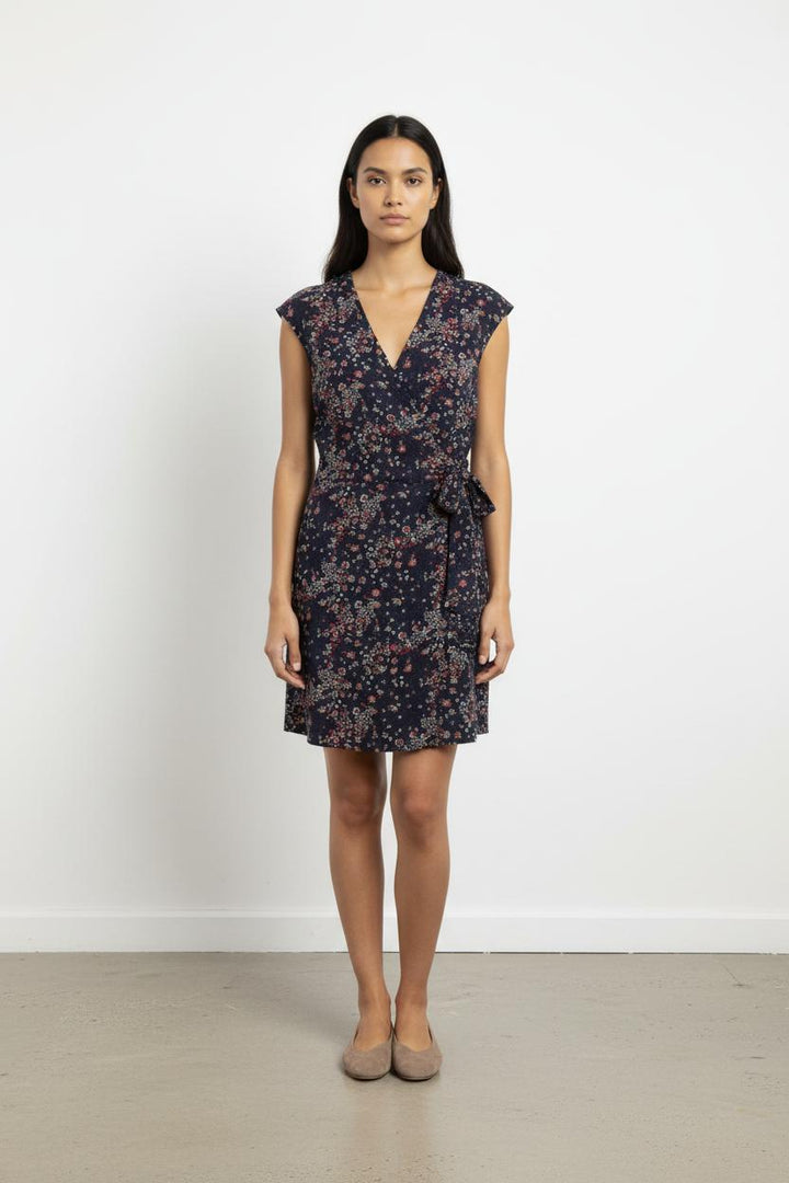 Robe Cache-Cœur Bleu - Taille S/36