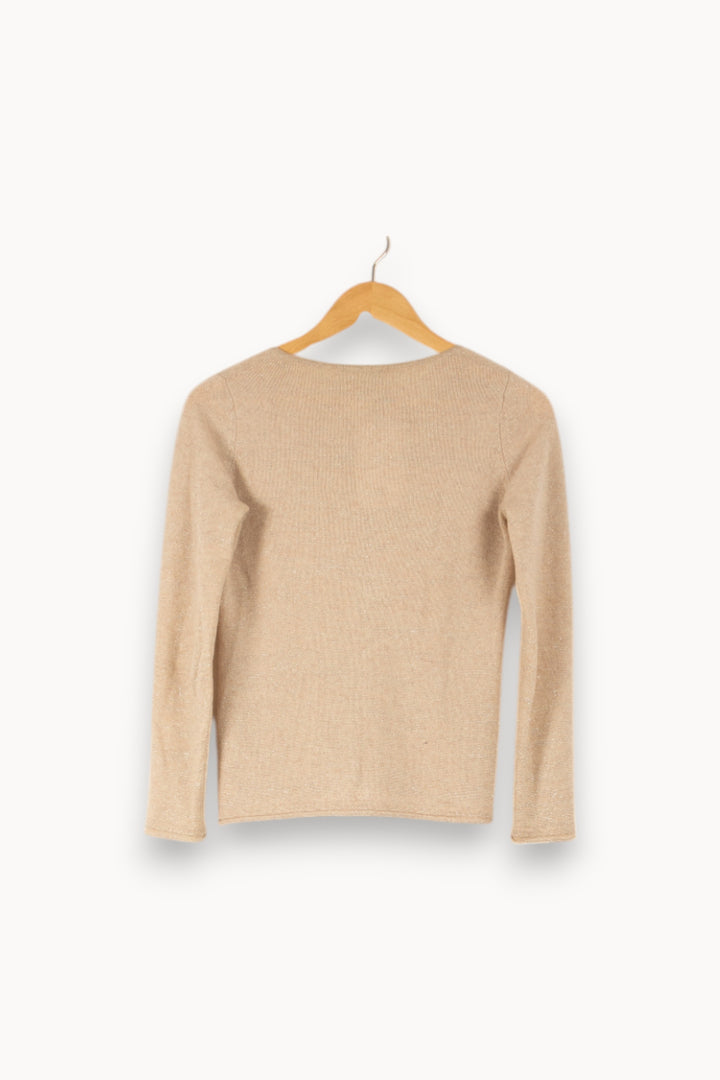 Pull Beige - Taille S/36 de la marque Laura Laval | PLYLP1 - Vendu par Paradigme - Image 4