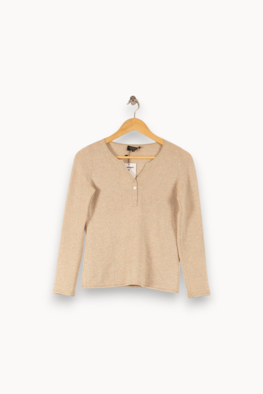 Pull Beige - Taille S/36 de la marque Laura Laval | PLYLP1 - Vendu par Paradigme - Image 2