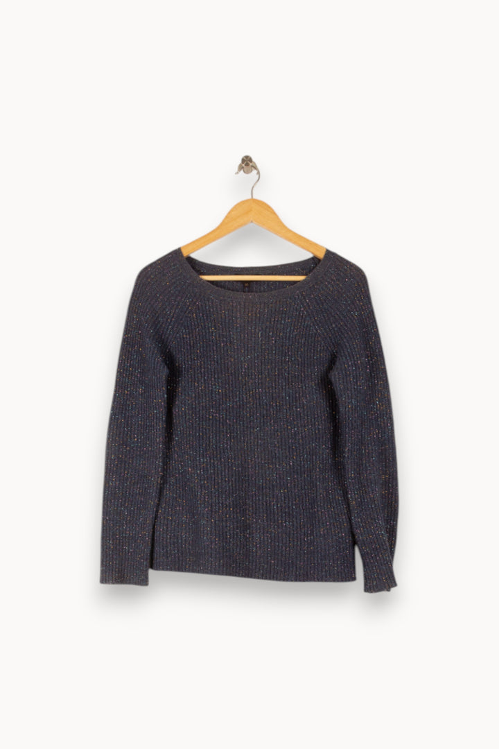 Pull Bleu - Taille XS/34 de la marque Caroll | PLYLP10 - Vendu par Paradigme - Image 2