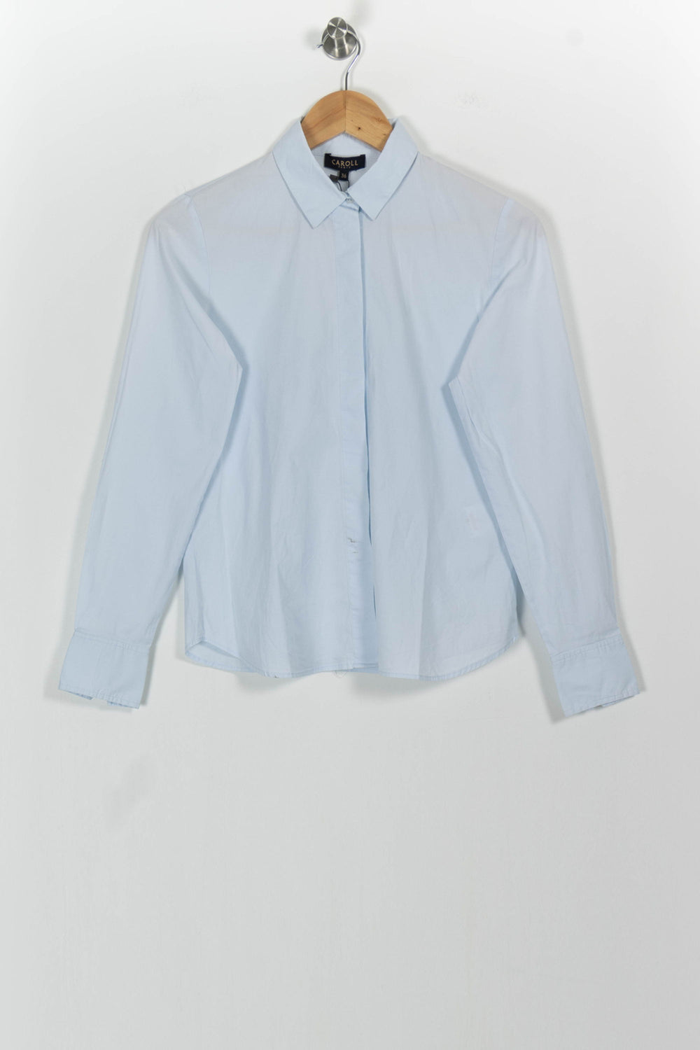 Chemise Bleue - Taille S/36 de la marque Caroll | PLYLP12 - Vendu par Paradigme - Image 2