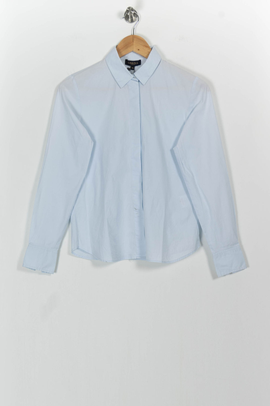 Chemise Bleue - Taille S/36 de la marque Caroll | PLYLP12 - Vendu par Paradigme - Image 2
